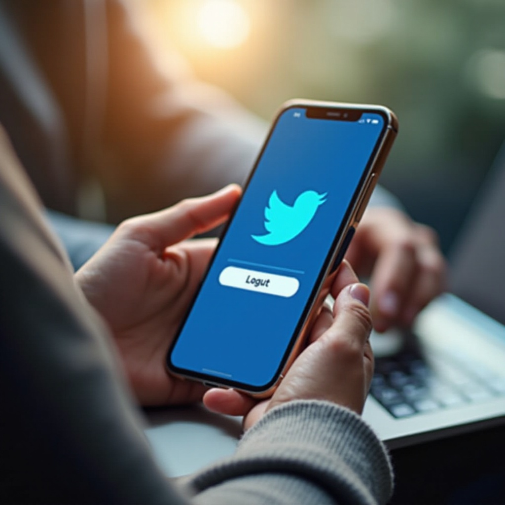 wie melde ich mich auf dem iPhone von Twitter ab