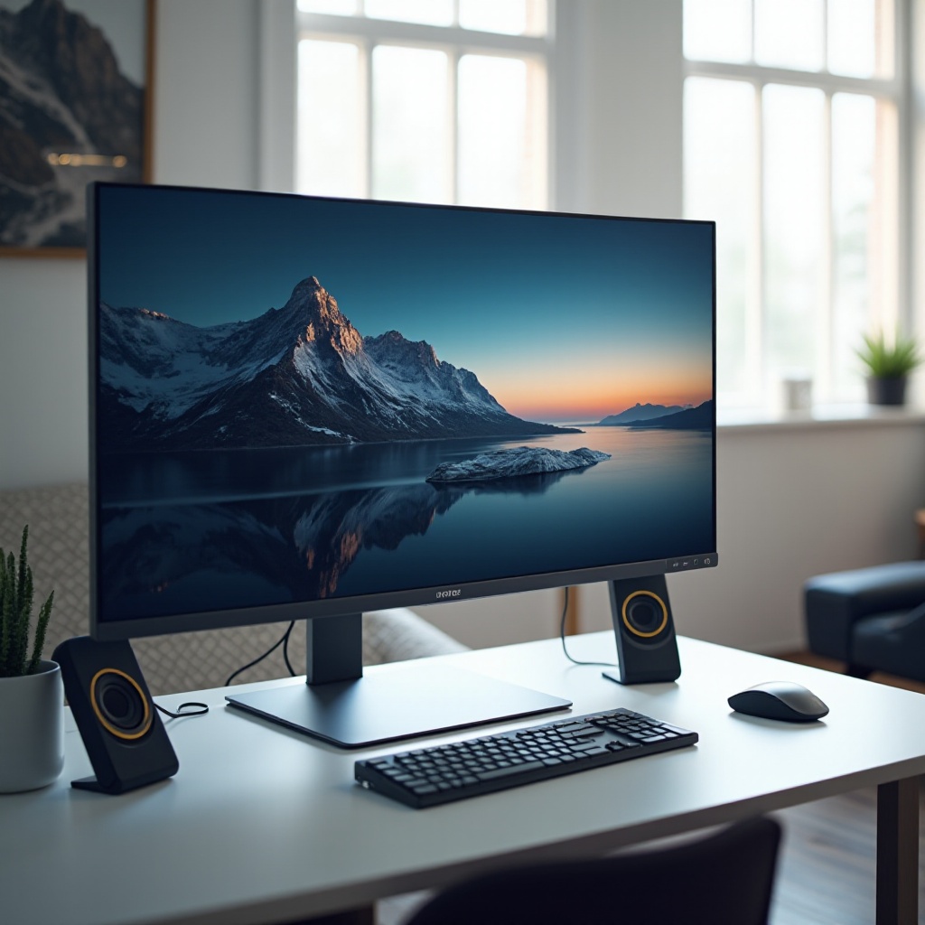 bester PC-Monitor mit Lautsprechern