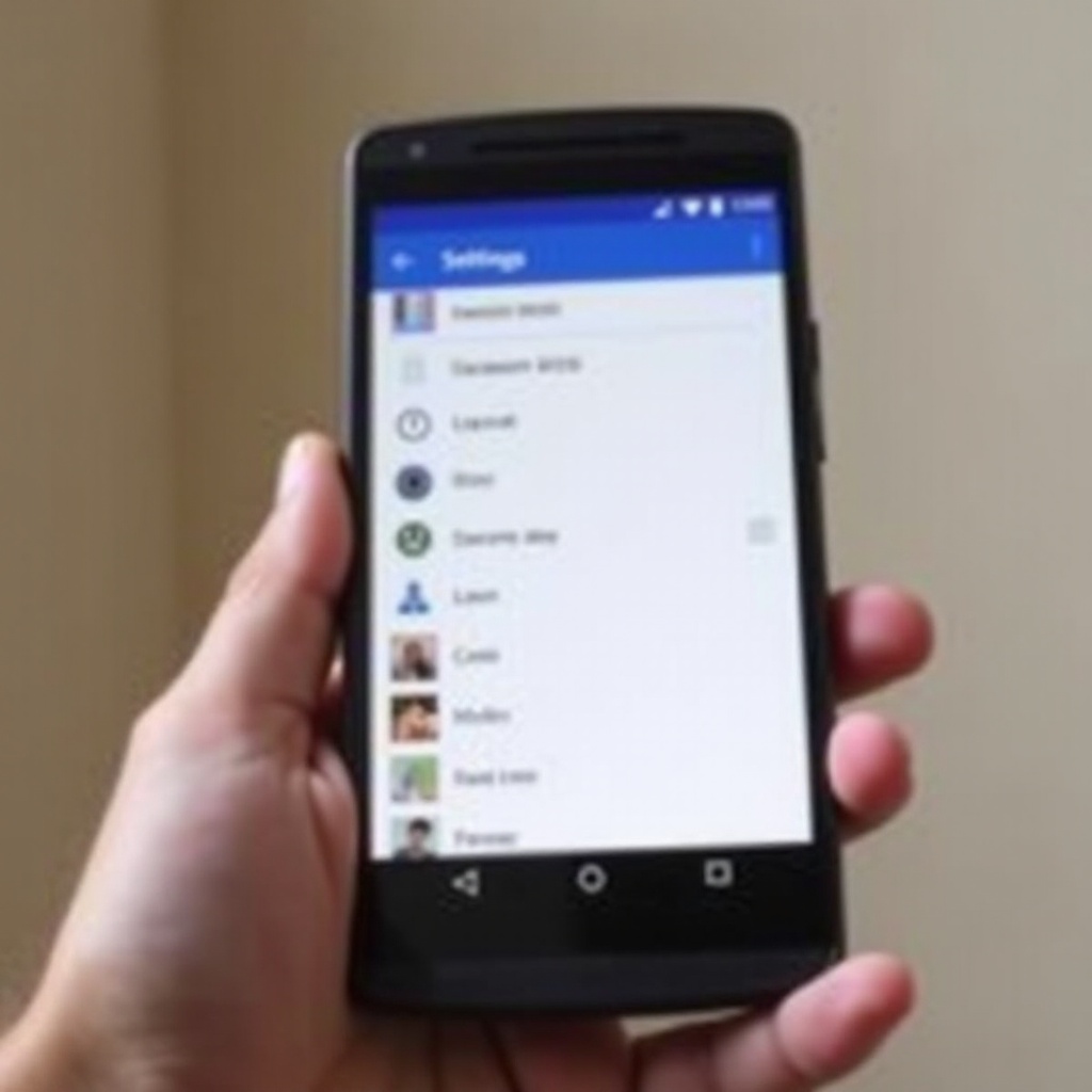 wie man sich auf Android von Facebook abmeldet