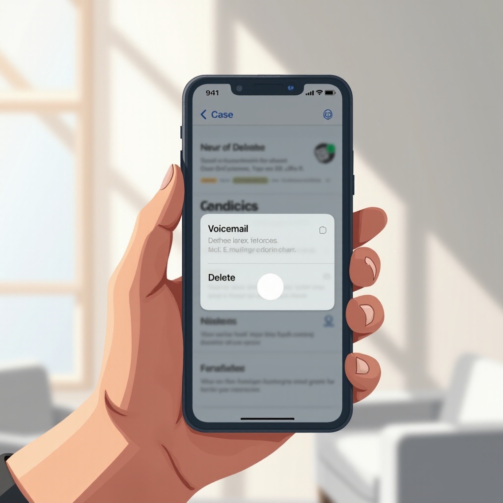 wie man die Voicemail auf dem iPhone löscht