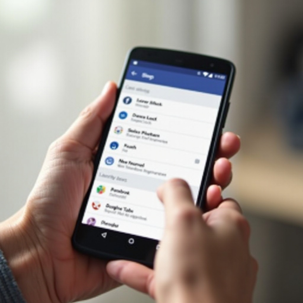 come disconnettersi da Facebook su Android