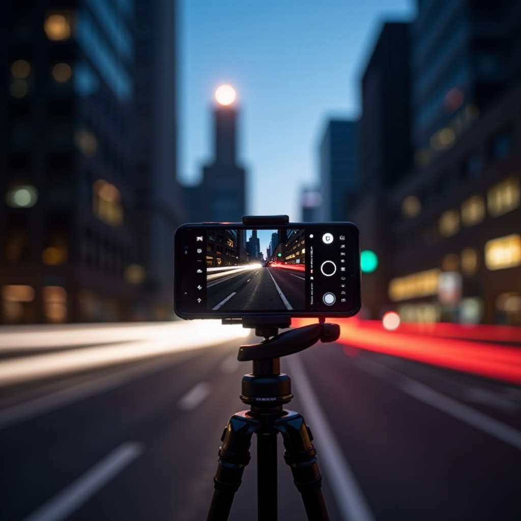 wie man Langzeitbelichtungsfotos auf Samsung macht